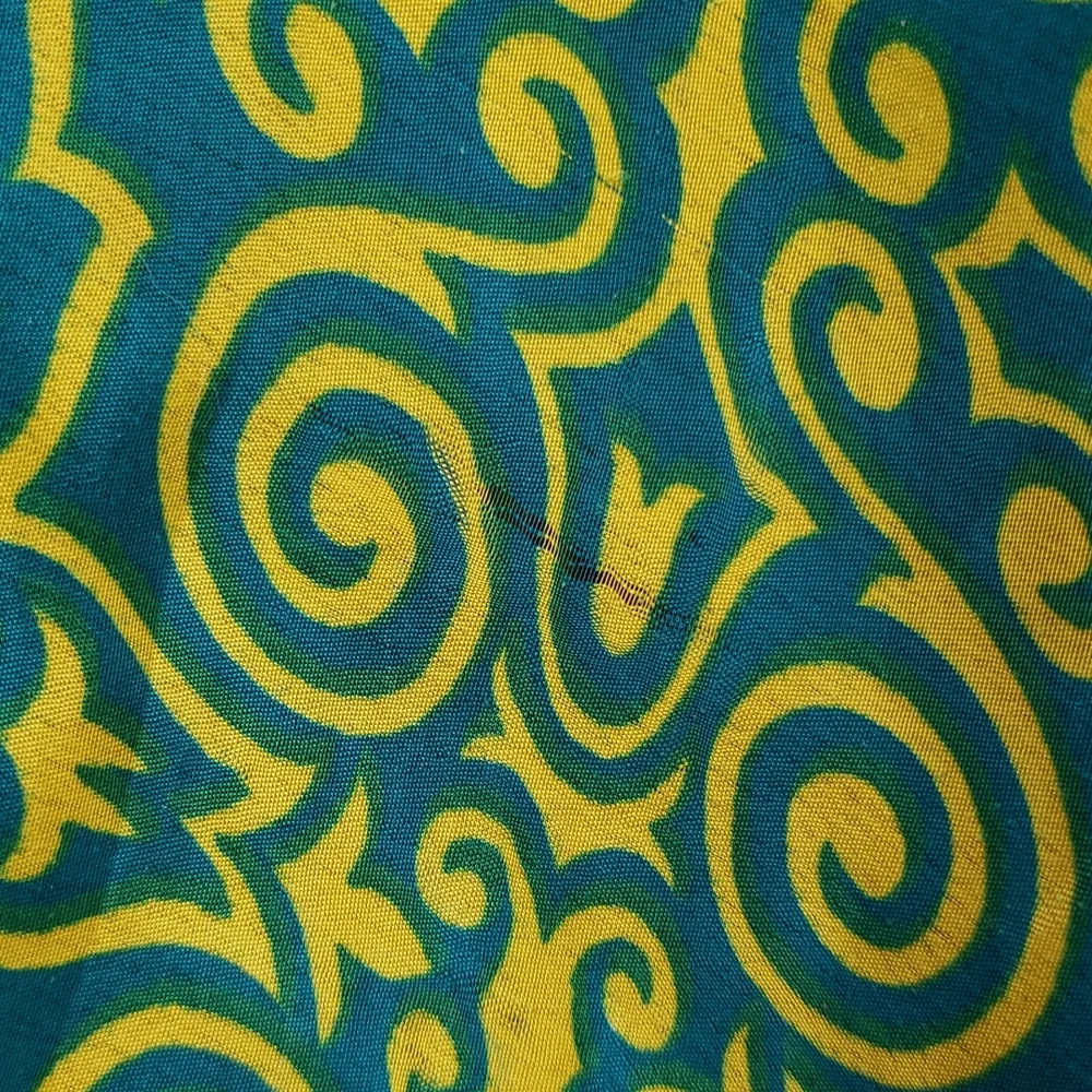 Darn Good Yarn Sari Silk Wrap Skirt Ankle Goddess - Picture 10 of 16